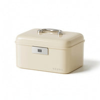 Lockable Storage Box Spacious Lockbox Compact for Home, Bedroom
