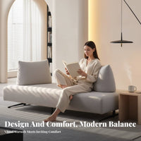 Wood-Finish Coffee Table Nordic Design organic shape Coffee Table mid-century modernperiod Modern Living Room Furniture for Renters, Families, Small Spaces, Lounge Area