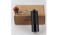 Textured Manual Coffee Grinder Sturdy Hand-Crank Coffee Grinder Ergonomic Kitchen Appliance Adjustable for Travelers