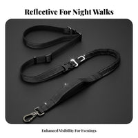 Multi-Functional Dog Leash Multifunctional Waist Dog Leash Belt Heavy-Duty for Runners, Large Dogs, Running, Hiking, Training