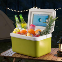 Portable Ice Chest Long-Lasting Insulation Camping Food Box Small Outdoor Meal Ice Chest Hot and Cold Use Hard Shell Ice Chest