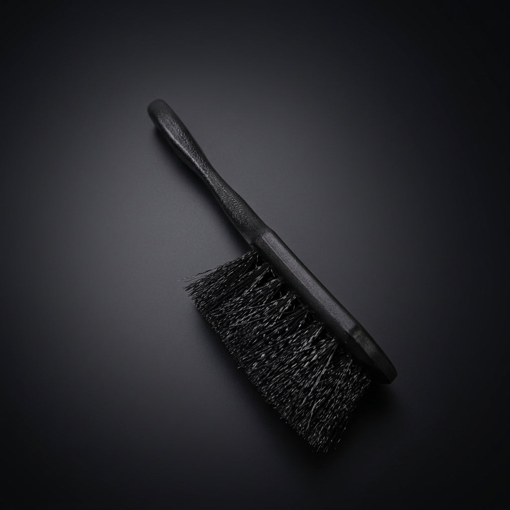 Cleaning Brush for Car Wash and Tire Care, Car Cleaning Brush for Detailing, Single Scrub Brush with Nylon Bristles, Sturdy Handle for Wheels