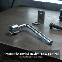 Multi-Purpose L-Shaped Hex Wrench High Rotational Force L-Shaped Hex Tool Long-Lasting Spanner Effort-Saving for DIY Enthusiasts, Technicians, Home Repair, Tight Areas, Car Maintenance, Workshop