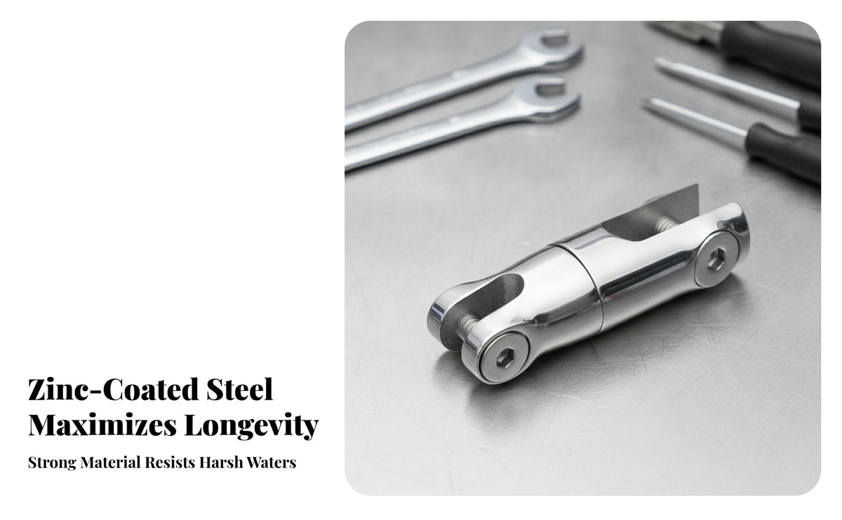 Anchor Chain Connector Stainless Steel Chain Link Connector Two-Section Hinged Coupling