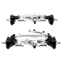 RC Car Axle CNC-Machined Front Rear Complete Axle Set with Steel Gears Aluminum Axles for Hobbyists