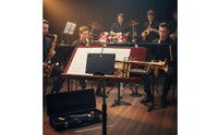 Marching Lyre Non-Slip Wind Instrument Music Lyre Limb Music Stand Universal Fit Fastening for Outdoor Performances, Processions
