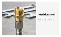 Easy Installation Anti-Tangle Hose Fitting Heavy Duty Anti-Kink Hose Joint for Professional Cleaners, Driveway Cleaning