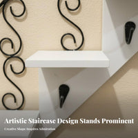 Stair-Shaped vertical shelf Creative home design Decoration Space-Saving for Hallway