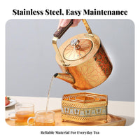 Stainless Steel Teapot Food Grade Material Middle Eastern Design Teapot