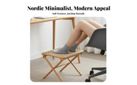 Space-Saving Rocking Footrest Anti-Slip Surface Foot Stool Footstool for Office Workers, People with Sedentary daily routines, Students, Under Desk, While Sitting, Home, Living Room