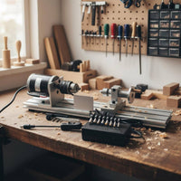 Multi-Functional Miniature Bead Lathe Mini DIY Wood Lathe Machine Power Tool for Hobbyists