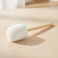 Percussion Mallet with Felt Head Non-Slip Drum Mallet with Wooden Handle Portable for Percussionists