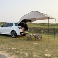 Car Rear Awning Portable Vehicle Rear Awning Trunk Sunshade Cover Rainproof Hatchback Sun Shade Protection for Tailgating