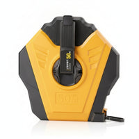 Quick Rewind Fiber Tape Measure Textured Grip Retractable Tape Measure Rugged Case Hand Tool Wrist Strap