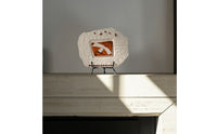 Tabletop Art Piece Compact Sculpture with Stand Decorative Tabletop Ornament for Office Desk