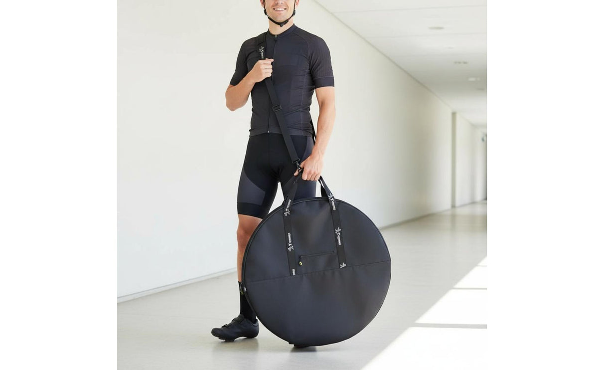 Portable Wheelset Carrying Bag for Large Bike Wheels, Oxford Material, Padded