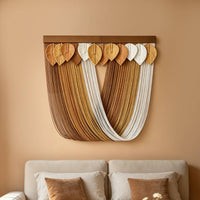 Macrame Wall Hanging Textured Macrame Wall Simple to Hang to   for Living Room, Bedroom, Studio