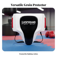 Thickened Design Combat Arts Groin Protector Shock Resistant Boxing Groin Guard Shock Absorbing for Men, Athletes, Training, Spar Arena, Gym