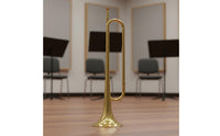 B Flat Bugle Marching Bugle Portable Musical Instrument for Procession, School Ceremony