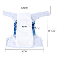 Adult Diaper with Inserts Absorbent Adult Cloth Diaper Breathable for Elderly
