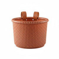 Front Woven Bike Basket Vintage Retro-Themed Bike Basket Gift Idea for Biking