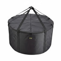Customizable Round Fire Fireplace Carry Bag Long-Lasting Portable Fire Fireplace Cover Bag Heavy Duty Wear Resistant for Bbq, Outdoor, Camping
