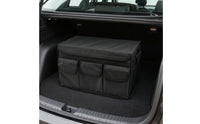 Car Trunk Organizer with Pockets Portable Folding Storage Box for Commuters, Road Trips