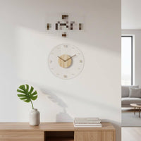 Acrylic Wall Clock Easy to Read House Decoration Mirror Surface for Living Room