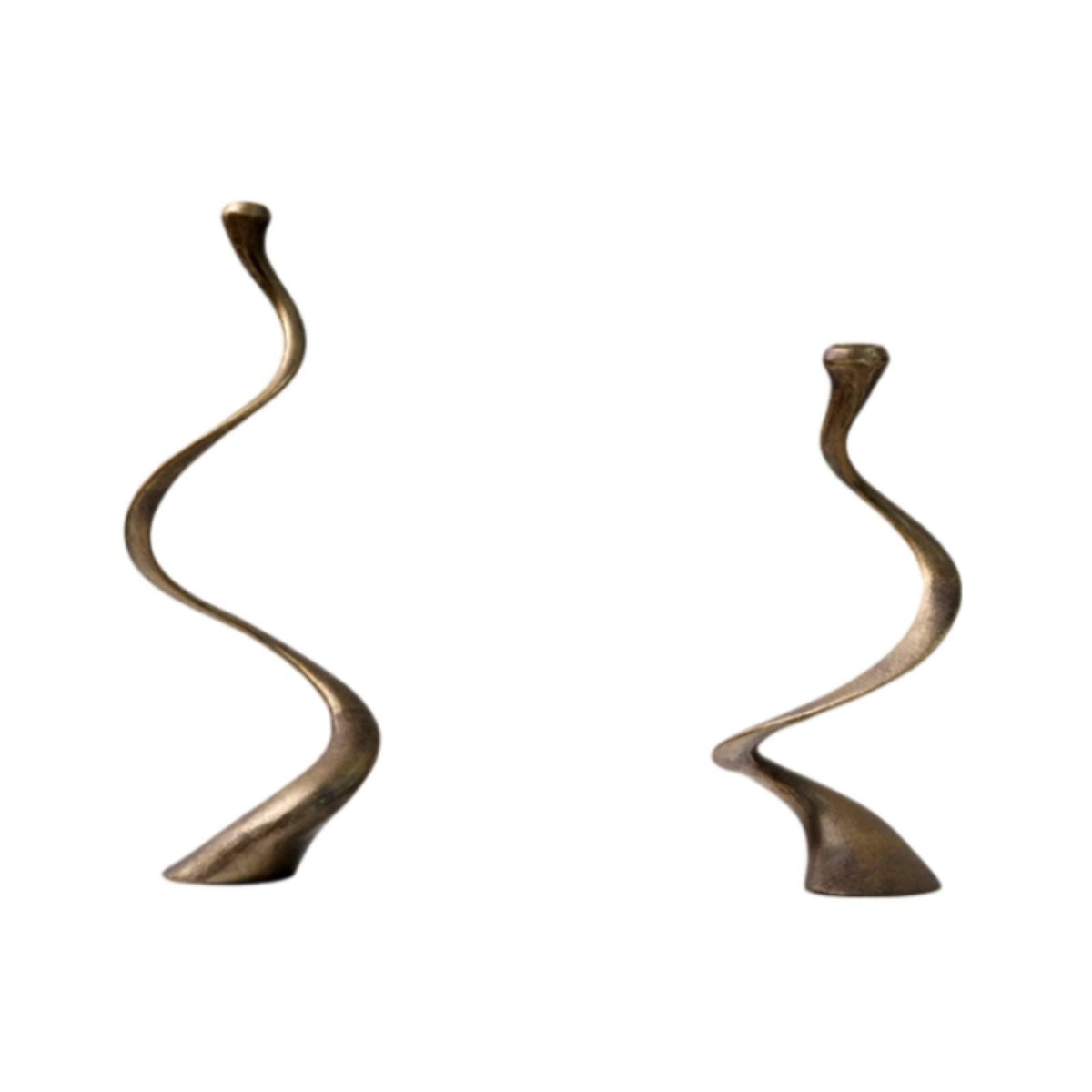 Spiral Candle Holder Minimalist Abstract Candle Stand Sculptural Home Decoration