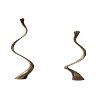 Spiral Candle Holder Minimalist Abstract Candle Stand Sculptural Home Decoration