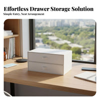 Desktop Drawer Organizer Japanese Design Multi-Drawer Storage Box for Desk, Home