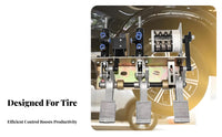 Five-Way Valve Foot Pedal Alloy Construction Tire Changer Foot Pedal Assembly High Strength Garage Equipment