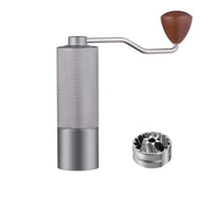 Manual Coffee Stainless Metal Hand Crank Coffee Smooth-Turning for Journeyers, Travel, Camping