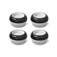 4 Pieces Washer Anti Vibration Pad Household Accessory Grid Pattern Washing Machine Base Pad Raised Rim Shock Absorbing Floor Protection