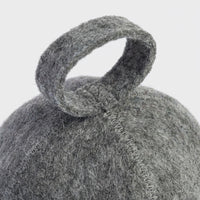 Sauna Cap Steam Room Accessory for Men Women, Bath Hat for Steam, Ergonomi Sauna Cap, Heat Insulation, Grey