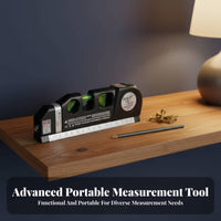 Attractive Base Multipurpose Level Compact Design Cross Line Level Accurate Measurement for DIY Enthusiasts, Construction Workers