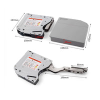 2 Pieces Hydraulic Support Mechanism Adjustable Lift up Hinge with Gentle Close Quiet Hardware for Overhead Storage
