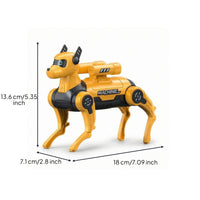 Smart DIY Robot Dog STEM Robotic Animal Building Kit Cute Robot Dog with Replaceable Head Touch Sensitive for Girls