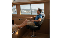 Boat Seat with Leg Support Breathable High Back Boat Seat Foldable for Boaters