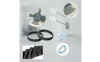 Impeller Assembly Assembly with Shaft Pieces Replacement Part for Repair Technicians