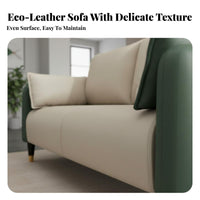 Modern Design Loveseat Space-Saving Sofa Easy Assembly Couch Sturdy Frame for Apartment Dwellers, Small Homeowners, Business Owners, Bedroom, Retail Storage, Office