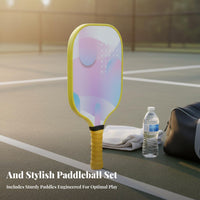 Pickleball Racket Enlarged Sweet Area Hexagonal Interior Pickleball Racket Hexagonal Interior Paddle Sweat-Absorbent Handle