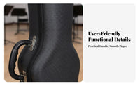 Ukulele Case Padded Lightweight Ukulele Case Musical Instrument Accessory Soft Interior Wear-Resistant for Storage, Gigging