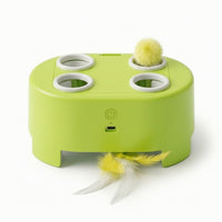 Cat Toy with Feathers Portable Interactive Cat Toy for Cats, Kittens