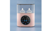 2-in-1 Baby Bottle Warmer and Sterilizer Gentle Defrosting Bottle Warmer with Sterilizer Double Temperature Control for Parents, Newborns, Nursery, Kitchen