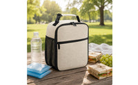Insulated Lunch Bag Front Pocket Zippered Lunch Bag Top Handle