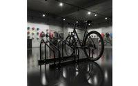 Steel Cycle Parking Rack Powder-Coated Bike Rack with Wheel Slots Heavy-Duty Cycle Stand Stable for Cyclists, Commuters, Outdoor