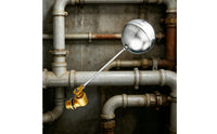 Stainless Steel Quick-Open Buoyant Ball Valve Threaded Connection Adjustable Buoyant Ball Valve Polished Shiny