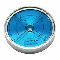 Aluminum Alloy Circular Liquid Level Universal Use Round Bubble Level High Accuracy Measuring Tool Compact Size for Mechanics, Professionals, Machine Setup, Workshop, Calibration