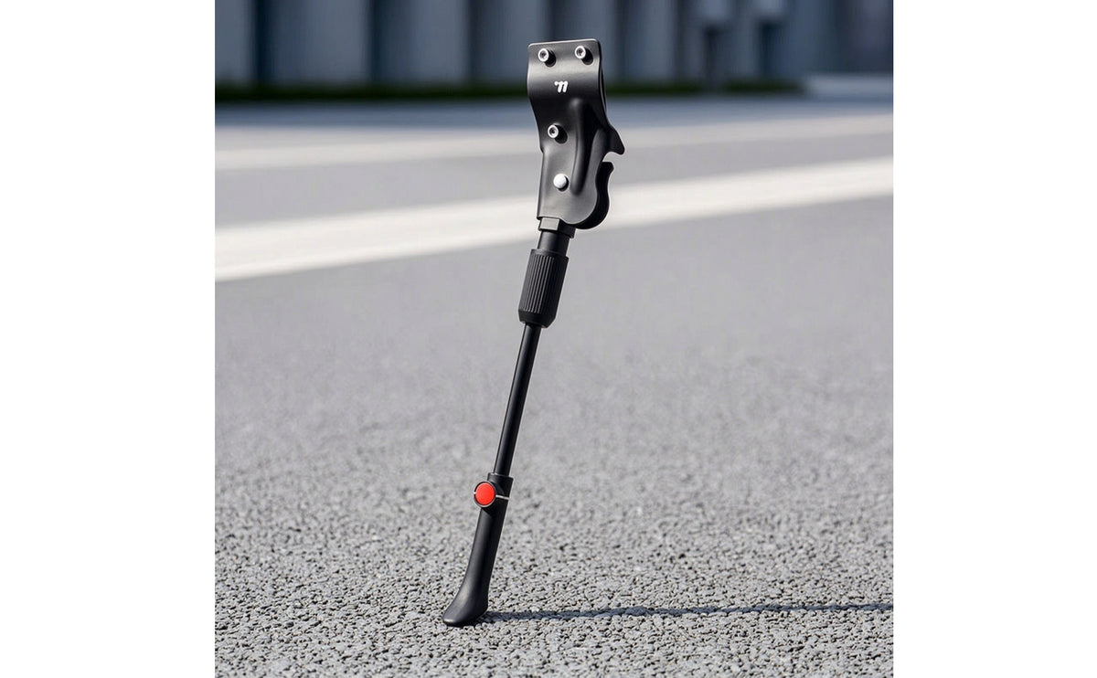 Side-Mount Cycle Kickstand Spring-Loaded Bike Kickstand Aluminum Alloy Hardware Heavy-Duty for Commuters, Mountain Bikes